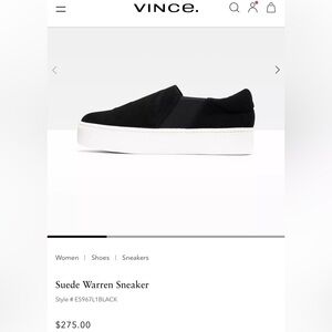 Vince Suede Warren Sneaker